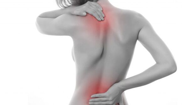 Sāpes osteohondrozei