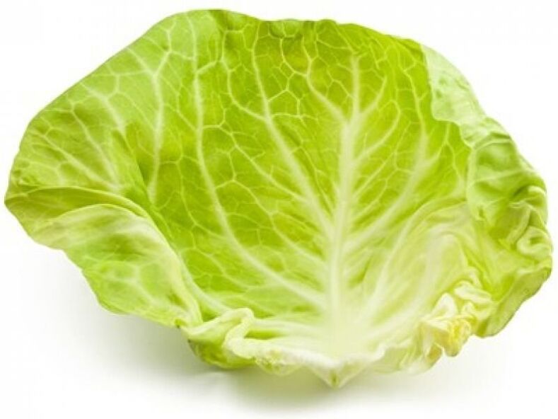 Kāpostu lapa, kas uzklāta uz kakla, palīdzēs mazināt sāpes osteohodrozes dēļ.