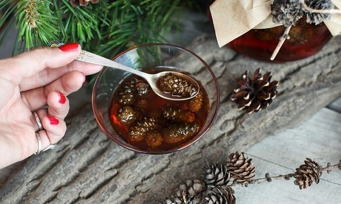 Tinktūra, kuras pamatā ir priežu pumpuri dzemdes kakla osteohondrozes ārstēšanai mājās